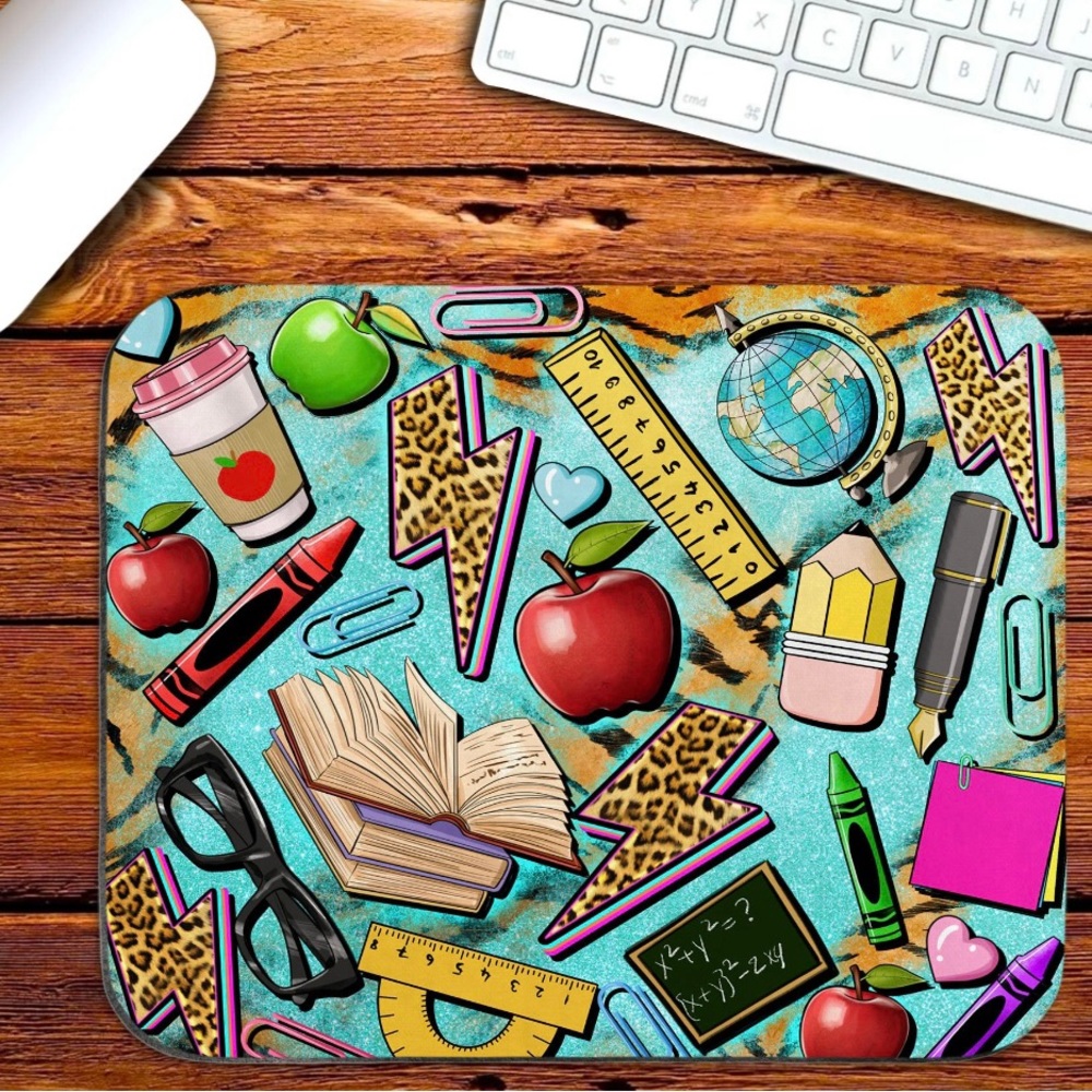 Teacher design mouse pad